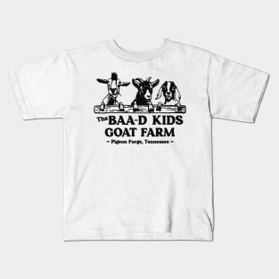 baad kid goat farm Kids T-Shirt